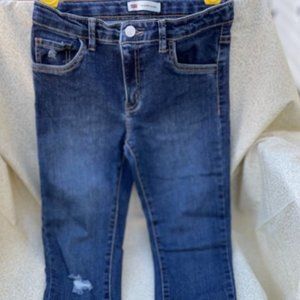 Girls Levi jeans Boot cut with distress